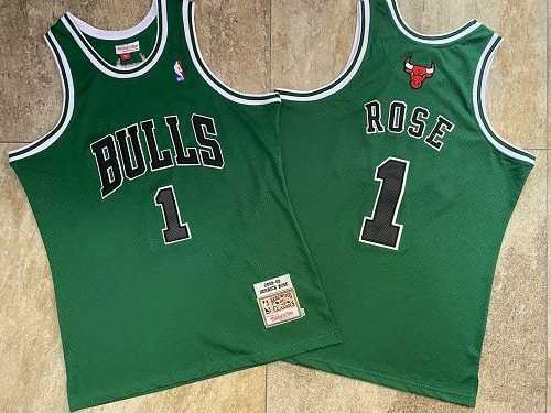 Bulls 1 Derrick Rose Green 2008-09 Hardwood Classics Jersey Mixiu,We sell and wholesale Bulls 1 Derrick Rose Green 2008-09 Hardwood Classics Jersey Mixiu on line form chian!